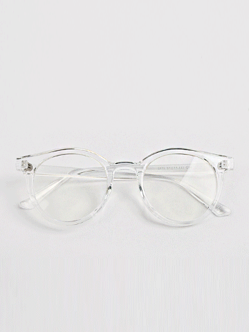 클린 투명뿔테 안경